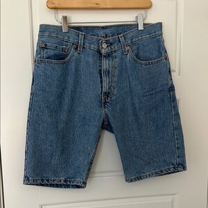 Levi's Blue Jean Shorts Classic 505 Denim- light blue wash